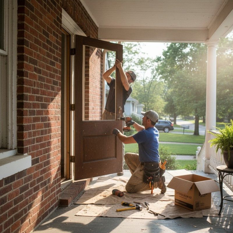 Porch Columns Installation